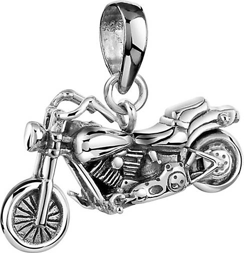 KUZZOI Anhänger Herren Motorrad Bike 925 Sterling Silber in silber  bestellen - 96580801