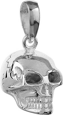 KUZZOI Anhänger Herren Totenkopf Kettenanhänger Gothic 925 Silber in silber  bestellen - 96172701