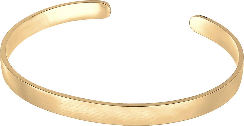 Sterling Silber Bangle bestellen Basic Armreif 92994903 Armband in KUZZOI - 925 matt gold