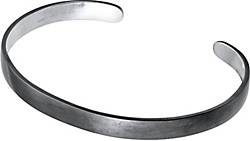 KUZZOI Armband Basic bestellen 92994904 schwarz in Bangle 925 - Sterling matt Armreif Silber