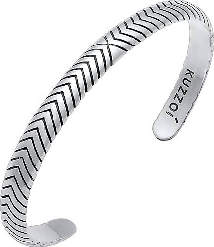 Basic 93079101 KUZZOI Armband in Oxidiert bestellen 925 Herren - Silber silber Offen Armreif