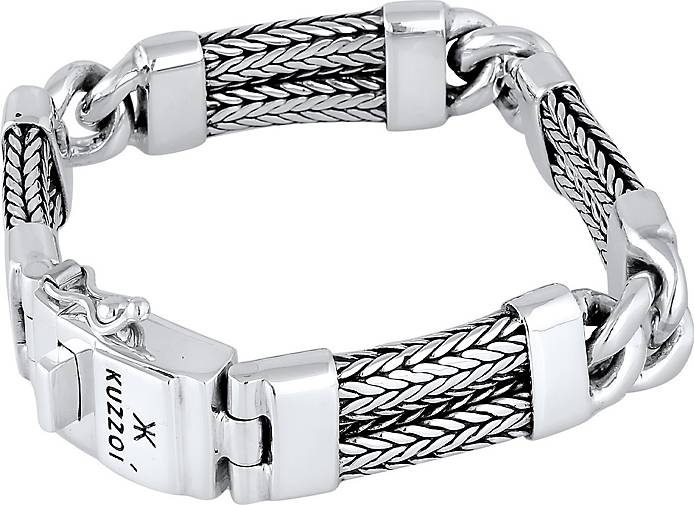 KUZZOI Armband Herren Gliederarmband Schlangenkette silber in - 92995701 bestellen 925 Silber