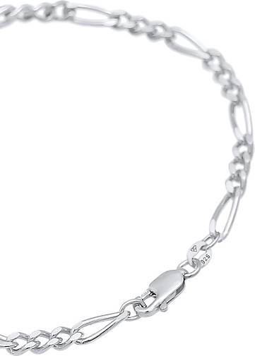 ID KUZZOI Figaro Klassisch Silber silber Herren bestellen - 925 Armband in Platte 97893802