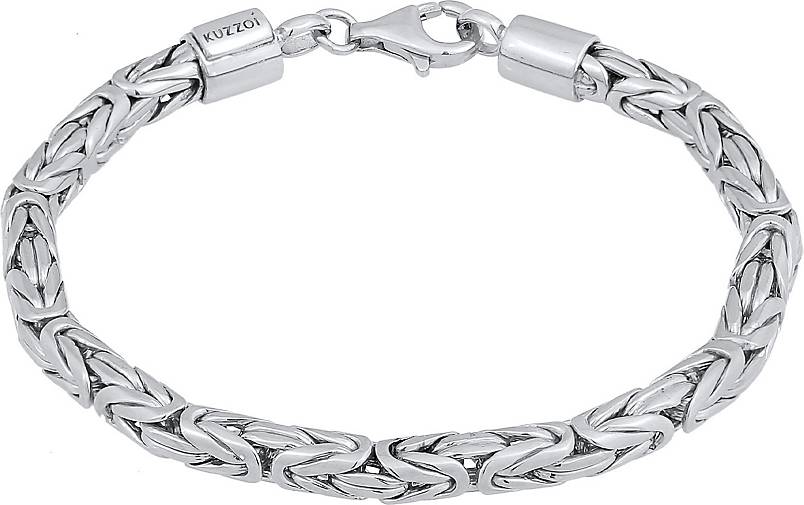 KUZZOI Armband Herren Königskette Rund 925 Silber in silber bestellen -  74464103