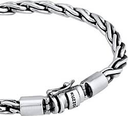 KUZZOI Armband Herren Massiv 93732301 925 in - Unisex silber Kastenverschluss Silber bestellen