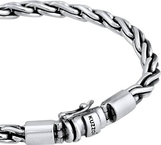 Massiv in Herren Unisex - Kastenverschluss Silber bestellen 925 Armband silber KUZZOI 93732301