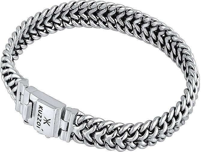 KUZZOI Armband Herren Panzerarmband Edel Sterling bestellen in 93009401 Fein 925 - silber Silber