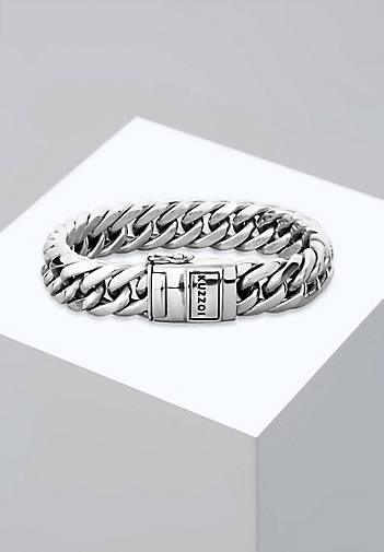 Armband Kastenverschluss - Silber 925er 96176601 KUZZOI Herren in Panzerarmband silber bestellen