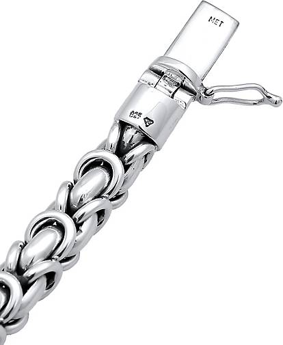 KUZZOI Armband Herren Panzerarmband Königskette Basic 925 Silber in silber  bestellen - 96583001