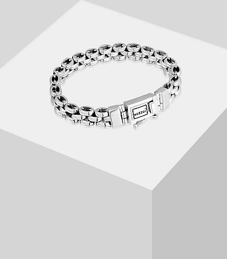 KUZZOI Armband Herren - 98224601 bestellen 925 silber Chunky Oxidiert Trend Chain in Silber
