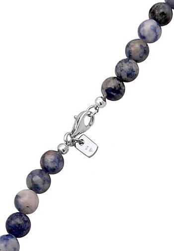 bestellen - KUZZOI Vintage in 925 Achat Perlen 18204601 blau Beads Silber Halskette