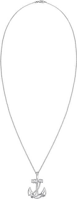 KUZZOI Halskette Anker Maritim Meer 925 Sterling Silber in silber bestellen  - 97834301