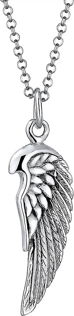 KUZZOI Halskette Flügel Rock Boho Cool 925 Sterling Silber KUZZOI Halskette Flügel Rock Boho Cool 925 Sterling Silber