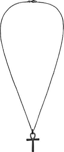 925 76062902 schwarz Symbol Halskette Heiliges Ankh Silber Herren - Kreuz KUZZOI in bestellen