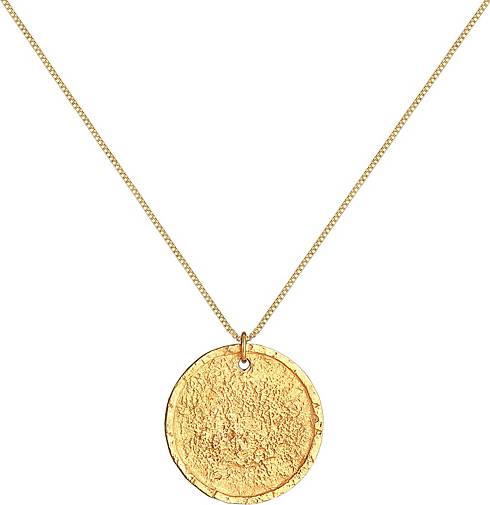 KUZZOI Halskette Herren Coin Vintage Münze Antike bestellen 92931603 925er Silber gold in 