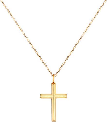 KUZZOI Halskette Herren Erbskette Kreuz Silber 92869403 in 925 gold bestellen - Massiv Oxidiert