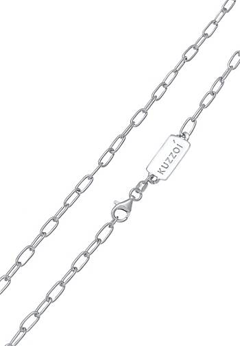 KUZZOI Halskette Herren Gliederkette Oval silber 925 Basic 92976502 Silber in - Fein bestellen