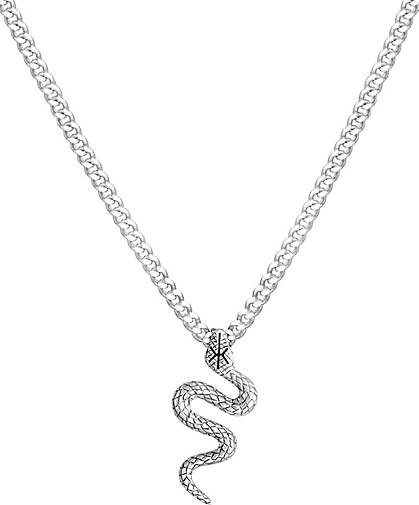 KUZZOI Halskette Herren Panzerkette Schlange Massiv in 925 Silber in silber  bestellen - 92869901 | Silberketten
