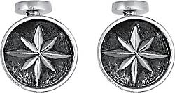 KUZZOI Manschettenknopf Kompass Silber Symbol in Maritim bestellen silber Massiv Windrose 93730602 - 925