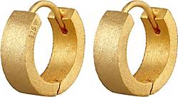 KUZZOI gold Creolen bestellen 92931801 in Gebürstet Ohrringe Silber 925 - Herren Sterling