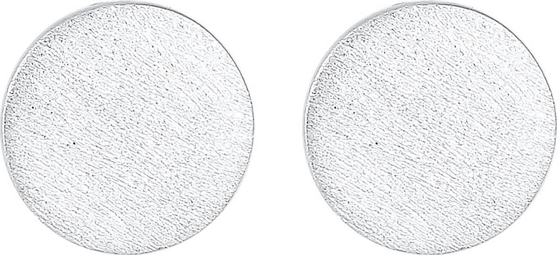 KUZZOI Ohrringe Herren Stecker Basic Geo Brushed Trend 925 Silber in silber  bestellen - 93311001