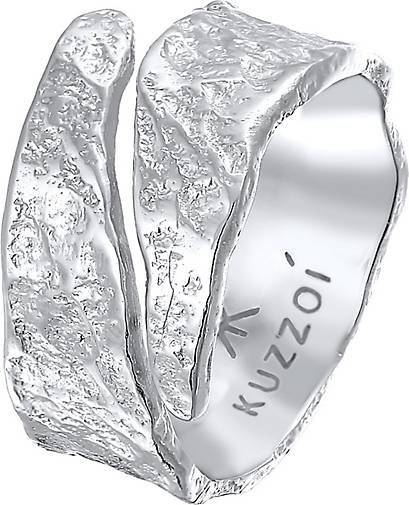 Struktur Silber bestellen Used Ring KUZZOI Bandring in 925 Look silber 97086303 -
