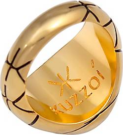 KUZZOI Ring Basic Herren Siegelring Oval Emaille 925er Silber in gold  bestellen - 92869701 | Silberringe