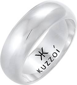 KUZZOI Ring Herren Bandring Basic Breit Glatt Rund 925 Silber KUZZOI Ring Herren Bandring Basic Breit Glatt Rund 925 Silber