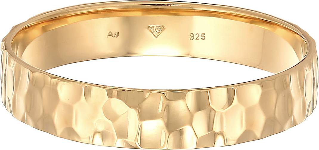 KUZZOI Ring Herren Bandring Freundschaftsring 925 Silber in gold bestellen  - 78045301