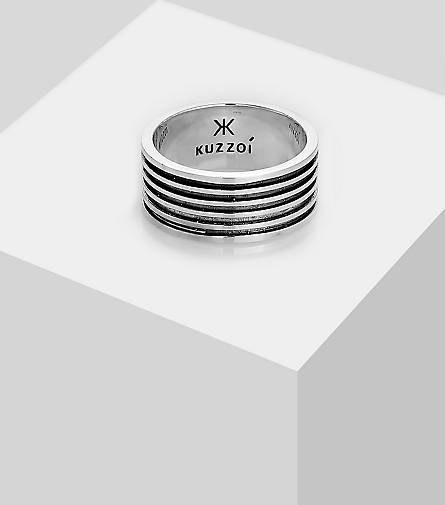 Massiv Bandring Rillen 925 Herren Ring in bestellen Silber silber 96178402 KUZZOI -