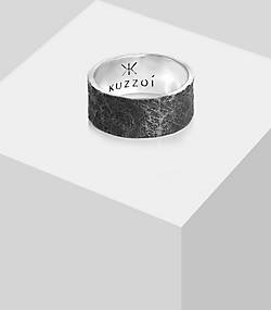 KUZZOI - Struktur Bandring Herren bestellen 925 Silber in Ring 93472501 silber Organic