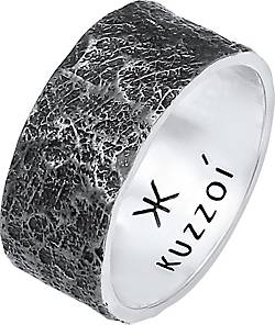 KUZZOI Ring Organic - 925 silber Silber 93472501 Bandring Struktur in bestellen Herren