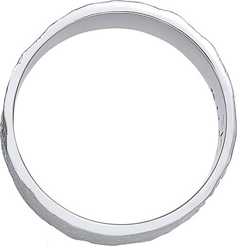 KUZZOI Ring Herren - 925 Silber in bestellen Struktur silber Organic 93472504 Bandring