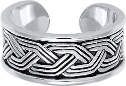 KUZZOI Ring Herren bestellen - Bandring Design Ornament silber 925 Silber 93732501 in Offen