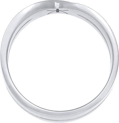 Ring bestellen 93300001 Silber Look Überkreuz Herren in silber Bandring 925 KUZZOI -