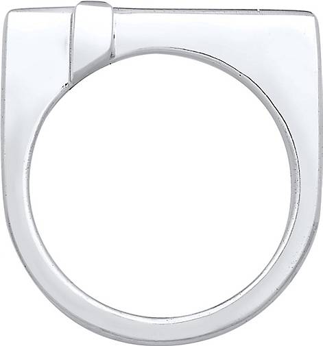 Kreuz 74463601 in Modern - KUZZOI Silber Ring 925 Schlicht silber bestellen Herren