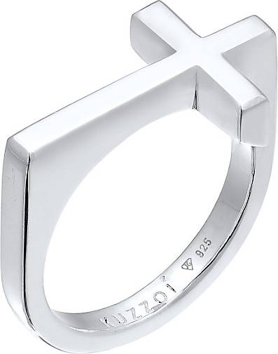 KUZZOI Ring Herren Kreuz silber in 74463601 Modern bestellen Silber 925 - Schlicht