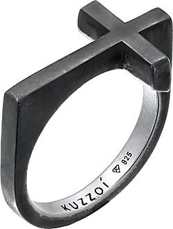 74463602 - Schlicht Silber silber Modern bestellen Ring 925 Kreuz Herren in KUZZOI