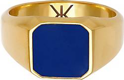 KUZZOI Ring Herren Siegelring gold - in bestellen Silber Basic Emaille 925 99532402 Blau