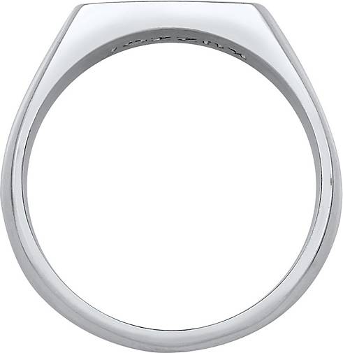 KUZZOI Ring Herren Siegelring Matt Basic Pfeil 925 Silber in silber  bestellen - 92869301