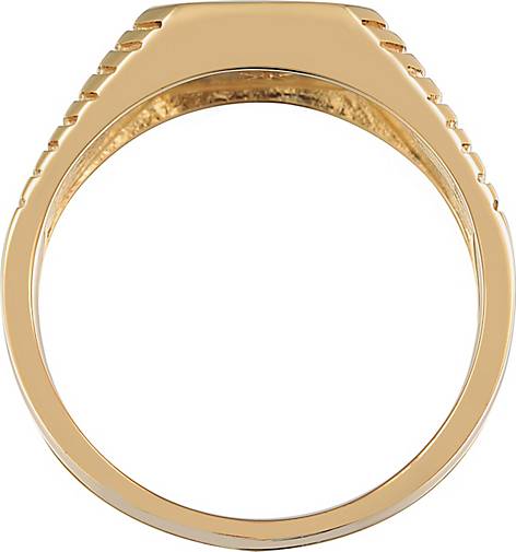 KUZZOI Ring Herren Siegelring Sodalith Quadrat 925 Silber in gold bestellen  - 97344302 | Siegelringe