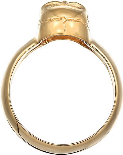KUZZOI Ring Herren Siegelring Totenkopf in bestellen gold - 925er 93056802 Silber