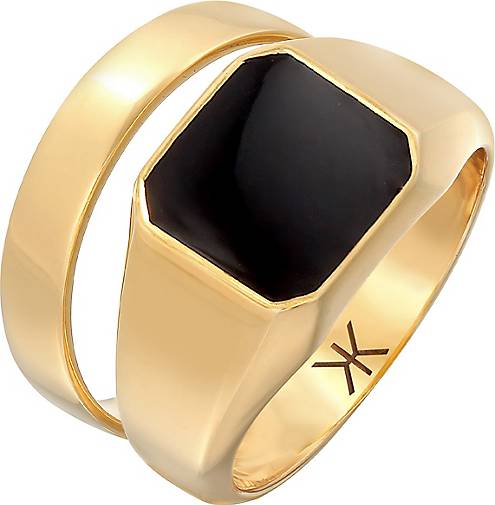 925 Bandring Silber KUZZOI Ring in bestellen Siegelring Set gold Kuzzoi 20187101 -