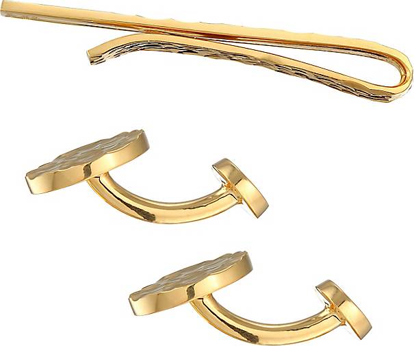 Krawattennadel Silber Manschettenknöpfe KUZZOI in - 925 gold 27547601 Set Schmuckset bestellen