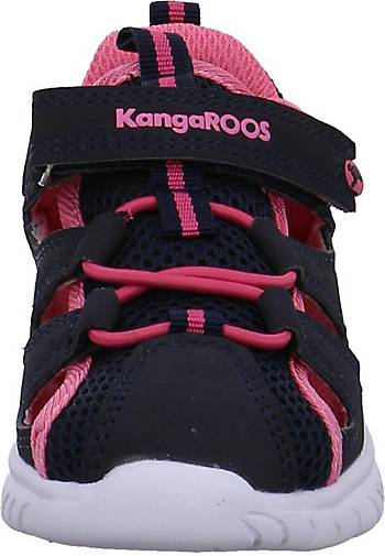 KangaROOS Kangaroos KI-Twee EV Sneaker Turnschuhe grau rosa Textil Klettverschluss 