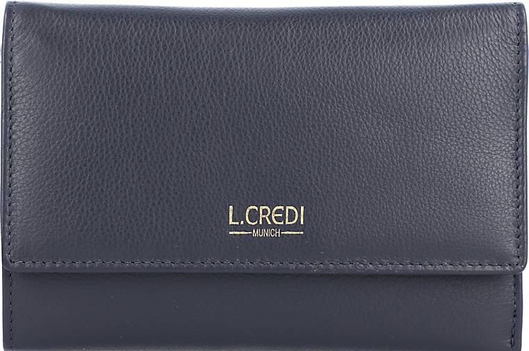 L.CREDI Evelyn Geldbörse RFID Leder 14 5 cm