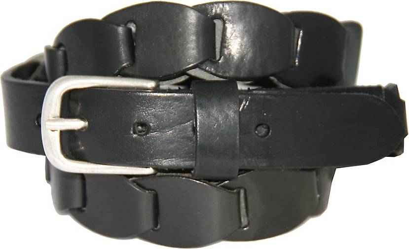 LEGEND Ledergürtel mit ausgefallenen Gürtelgliedern in schwarz bestellen -  93108901