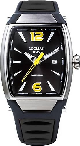 LOCMAN Herrenuhr "Tremila 0552A01S-00BKYLSK" LOCMAN Herrenuhr "Tremila 0552A01S-00BKYLSK"