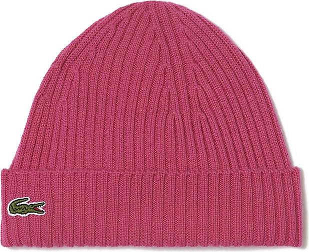 Lacoste Mütze in pink bestellen - 16584402 | Strickmützen
