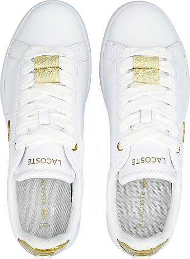 Lacoste straightset caw white on sale gold